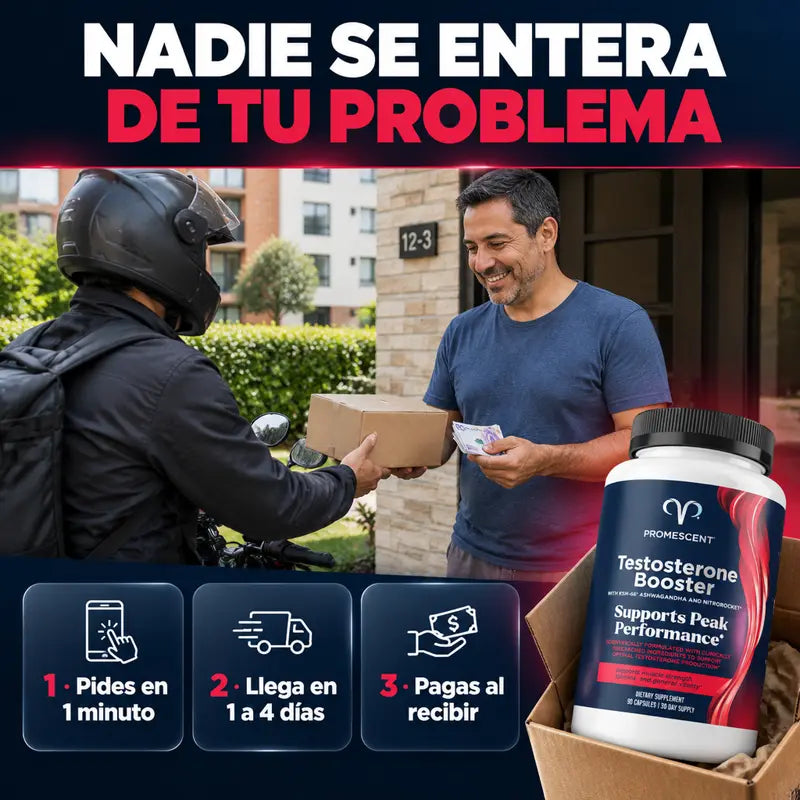 Nadie se entera de tu problema: pides, llega en 1 a 4 días y pagas al recibir