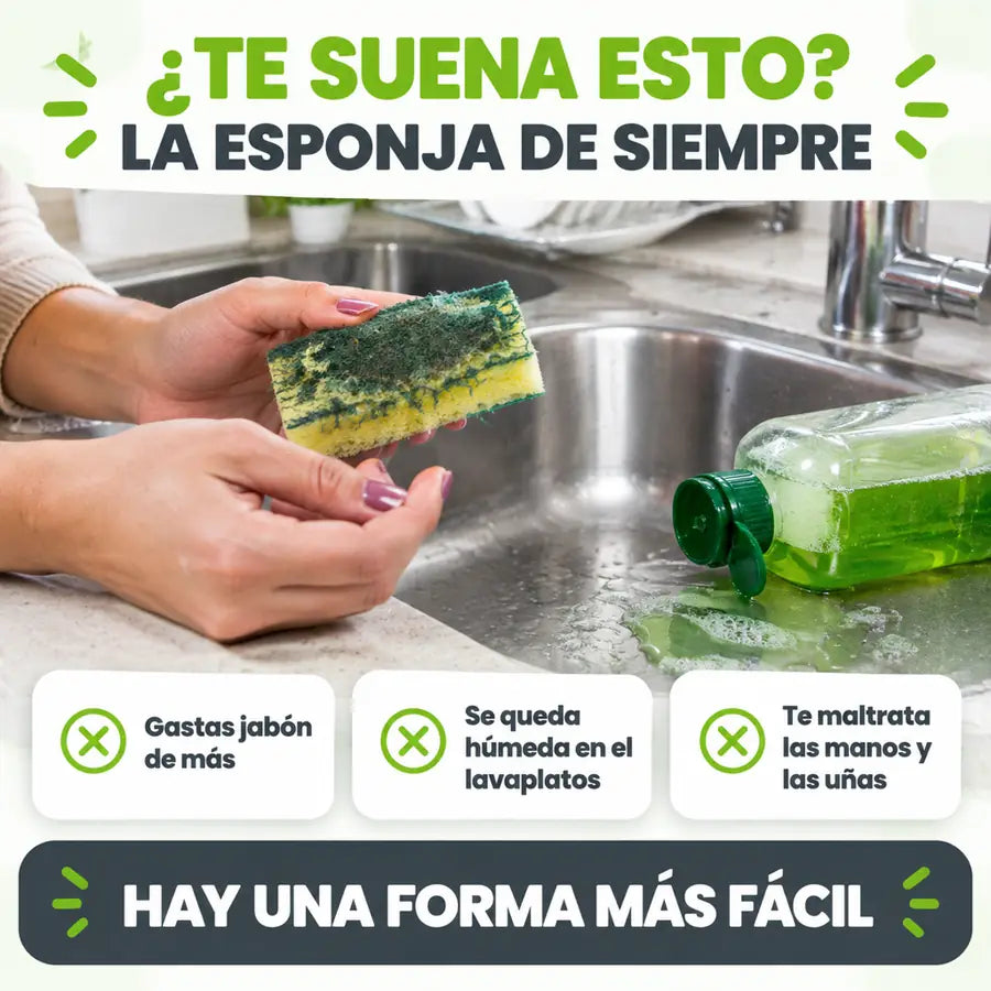 Cepillo dispensador de jabón