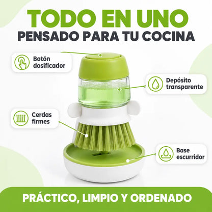 Cepillo dispensador de jabón